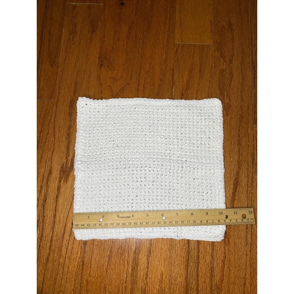 Set of 3 Handmade Crochet‎ Washcloths